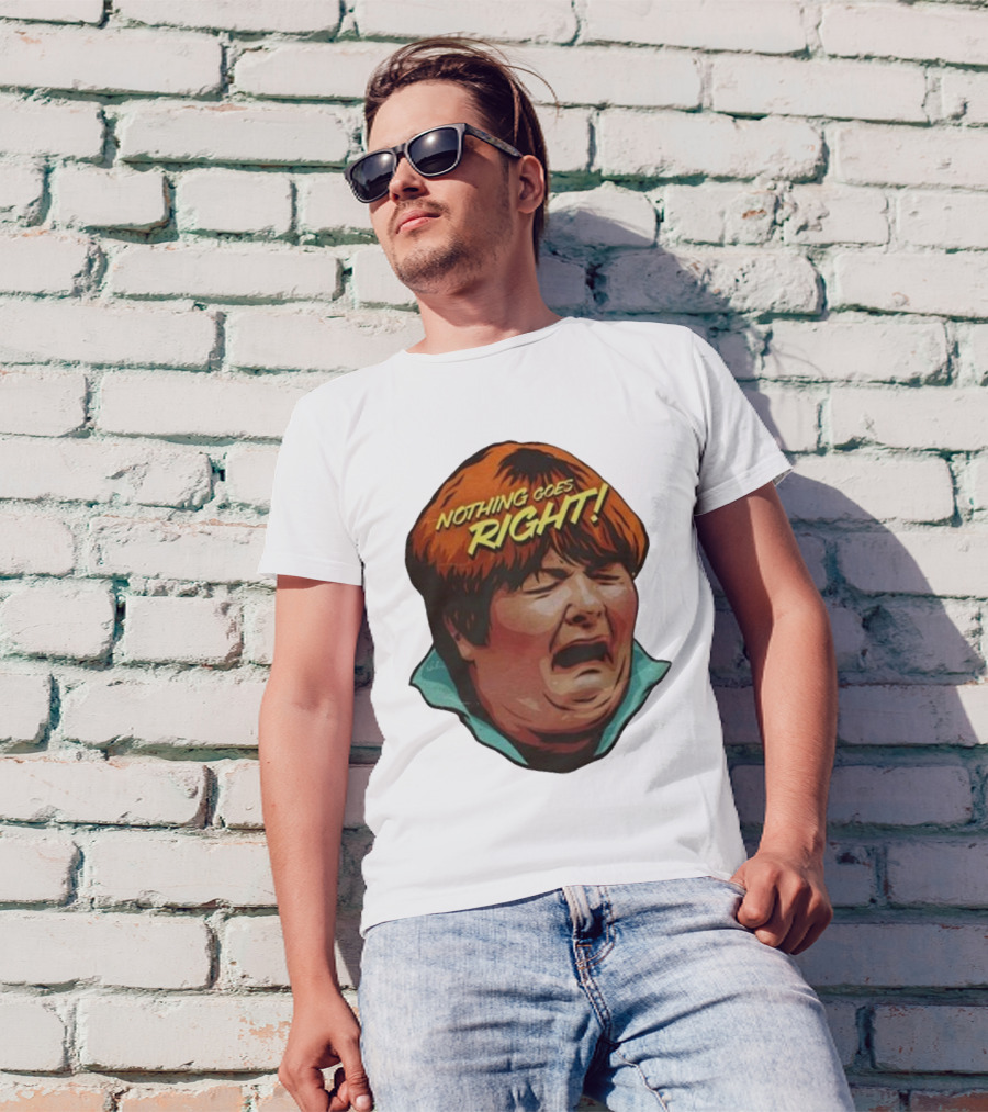 Nordacious Nothing Goes Right Scream Face T-Shirt