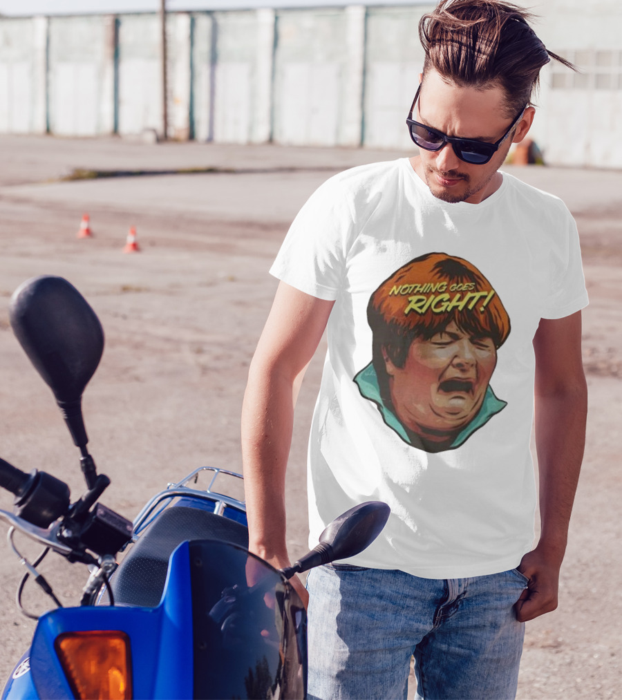 Nordacious Nothing Goes Right Scream Face T-Shirt