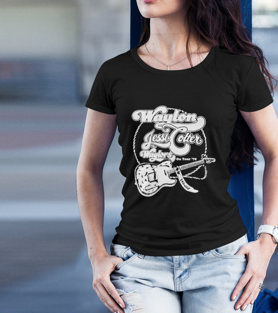 Waylon Jessi Colter The Waylors On Tour '79 T-Shirt