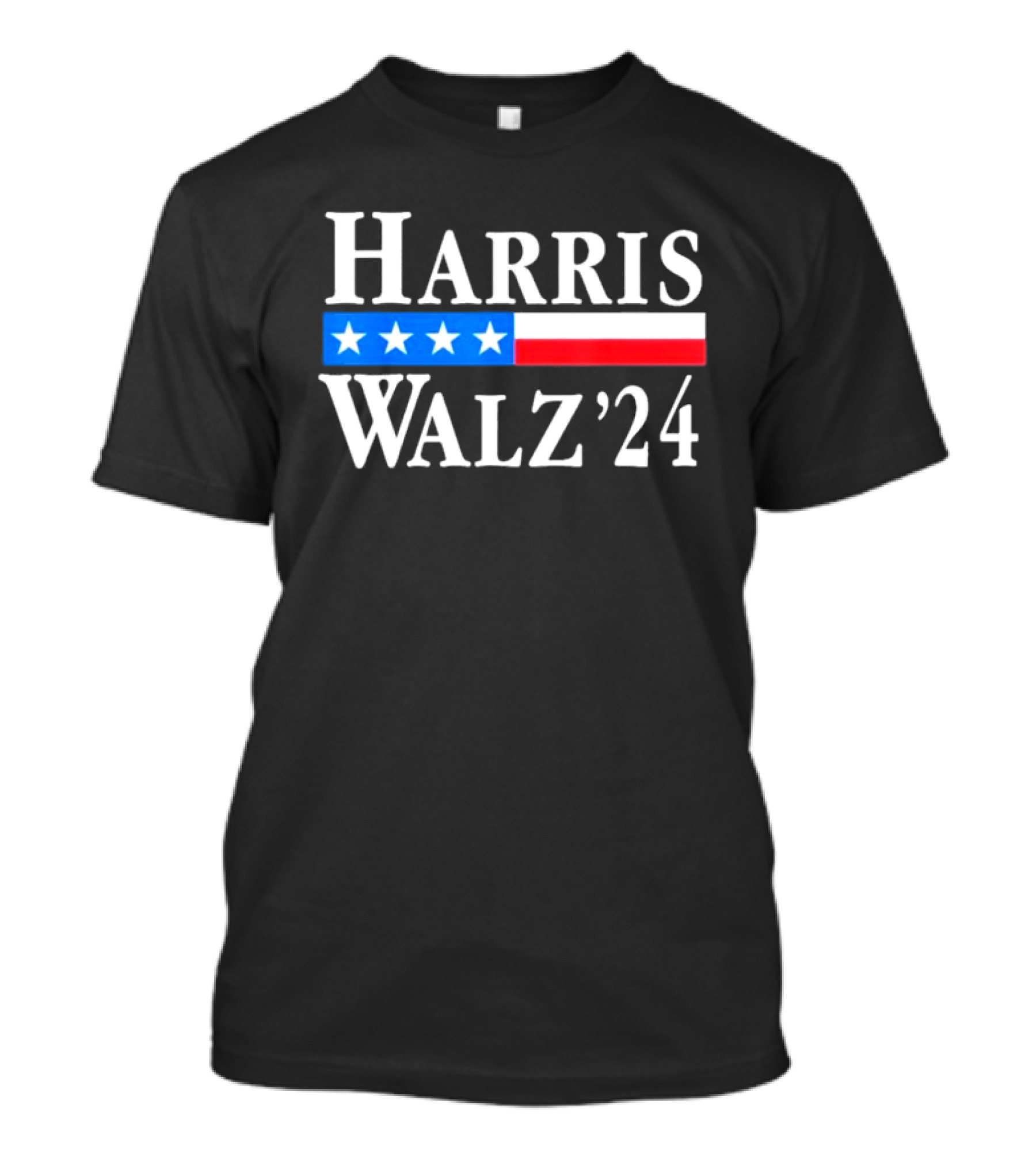 Harris Walz '24 Stars Stripes Patriotic Us Flag T-Shirt