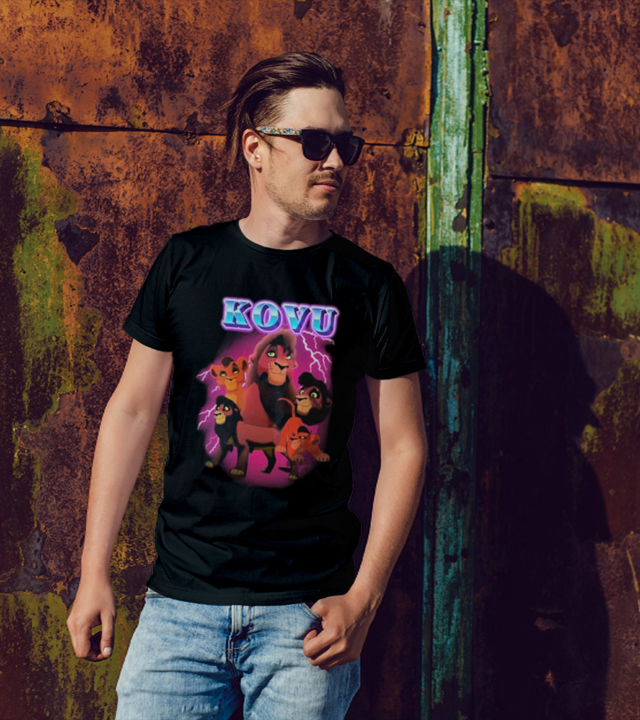 Kovu Lion King 2 Characters Purple Lightning Scene T-Shirt