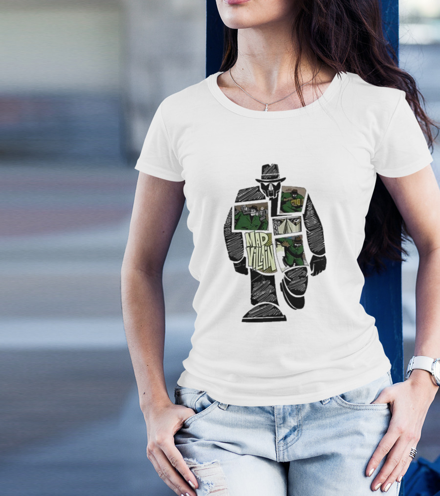 MF DOOM Madvillain Comic Style Striking T-Shirt