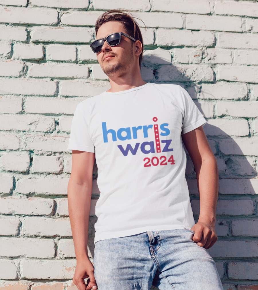 Harris Walz 2024 For President Patriotic Kamala Walz T-Shirt