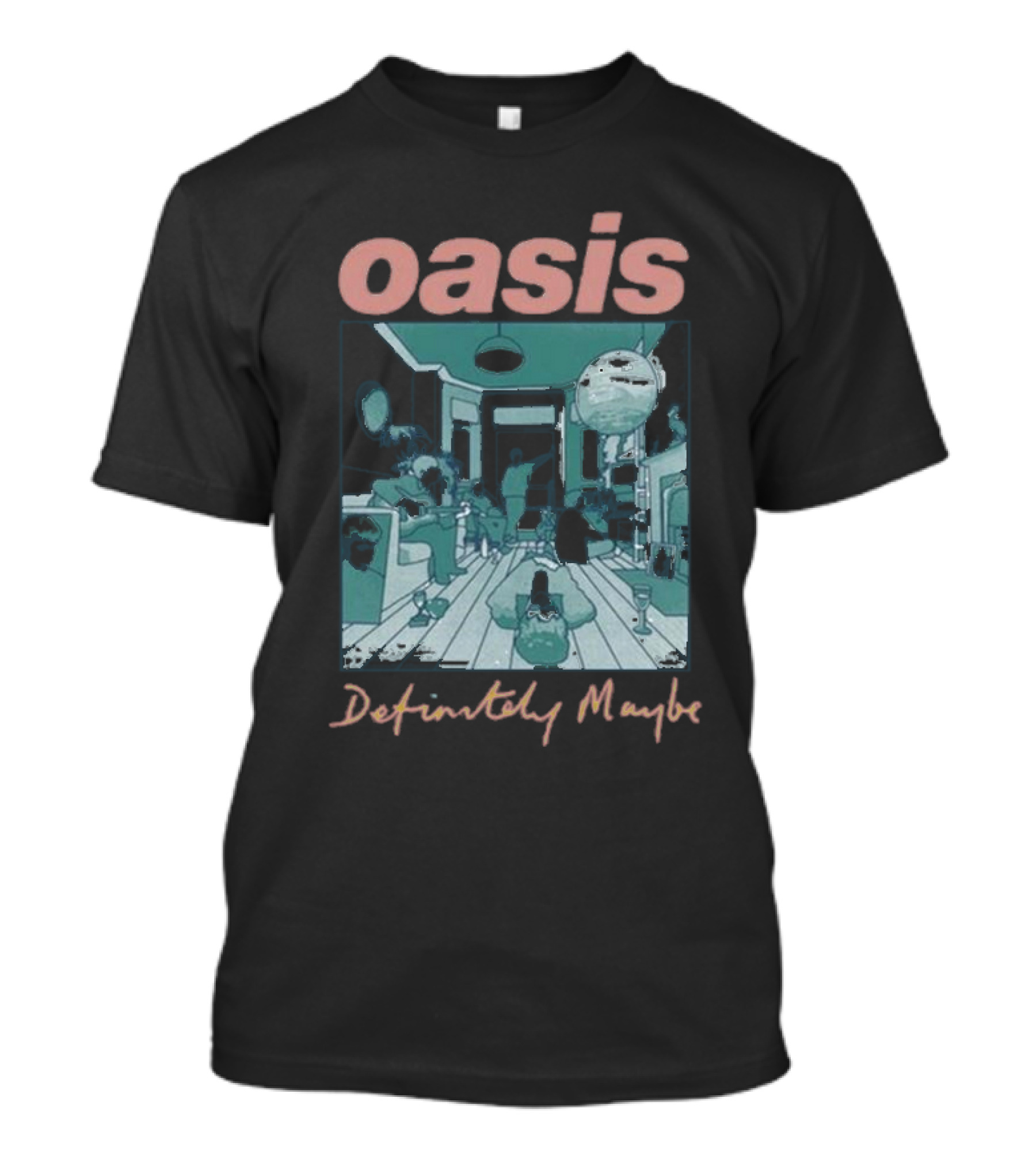 Oasis Definitely Maybe 2024 Vintage Album T-Shirt