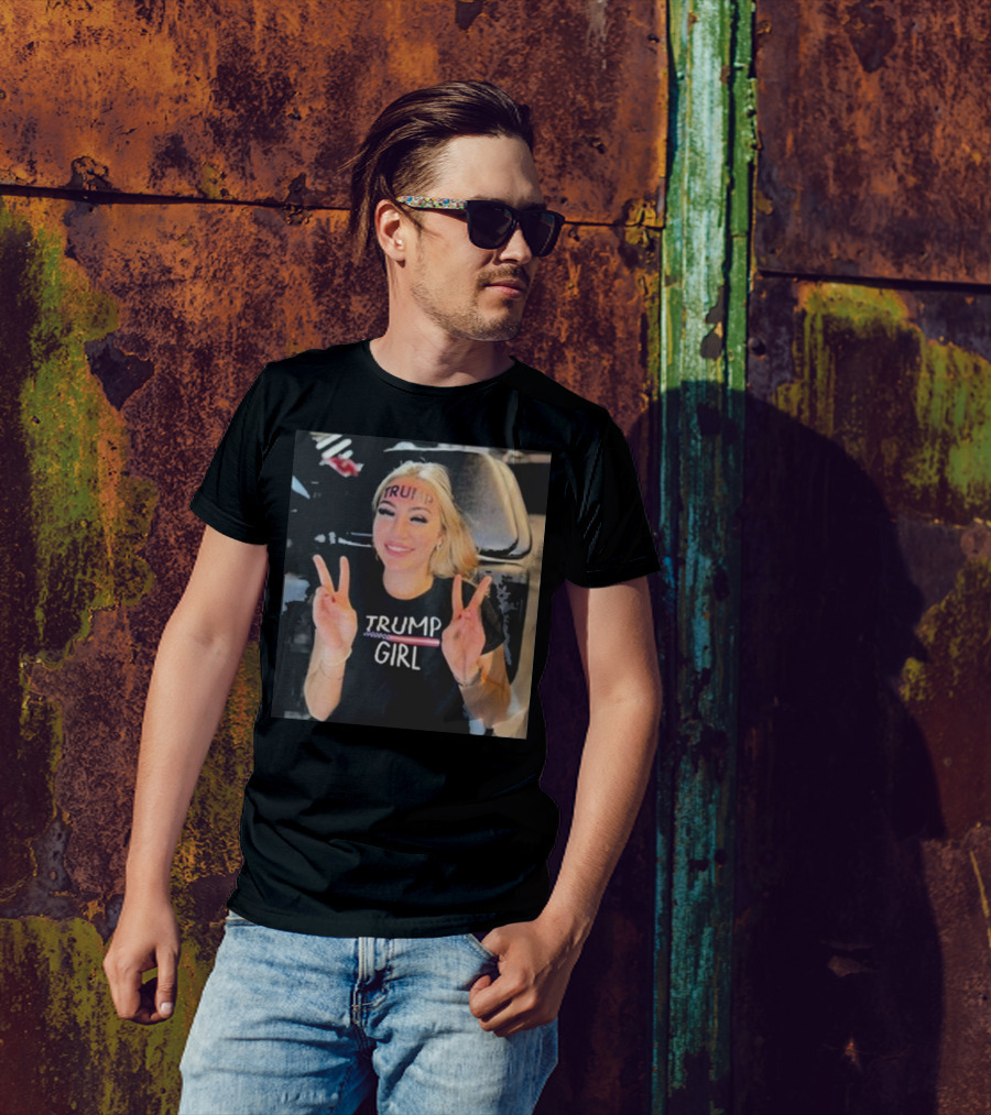 Rain Monroe Trump Forehead Tattoo Trump Girl T-Shirt