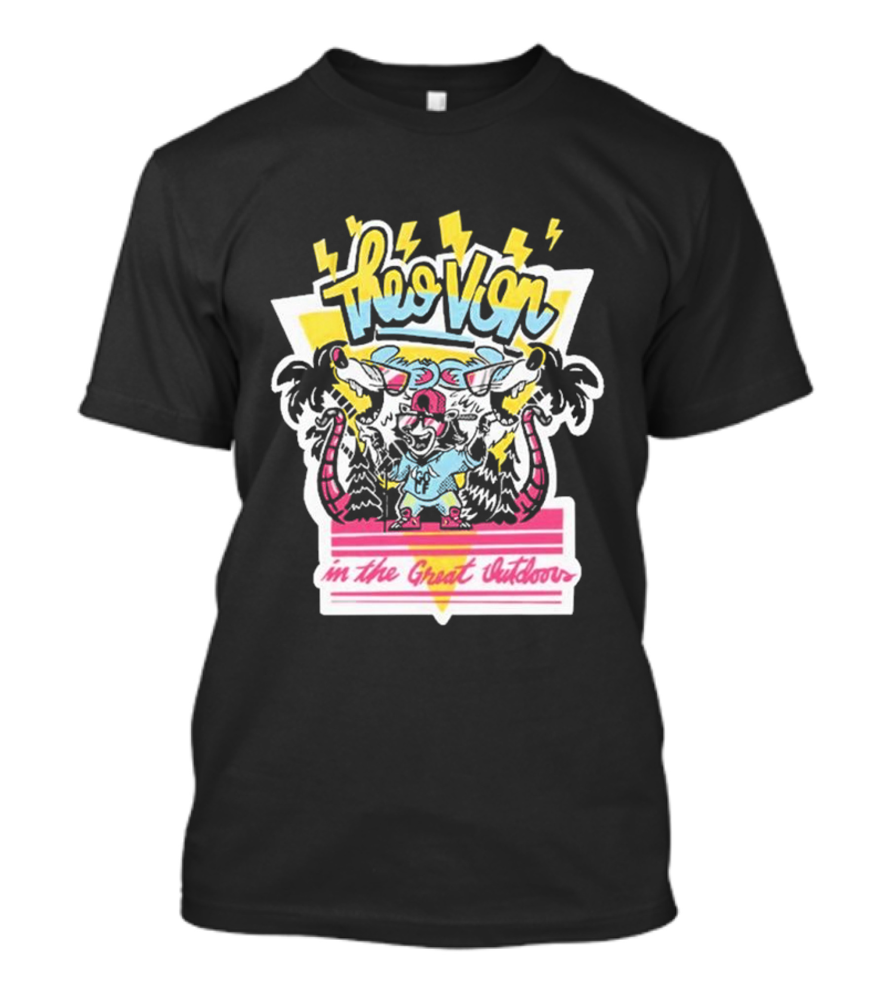 Theo Von In The Great Outdoors With Fun Wilderness Vibes T-Shirt