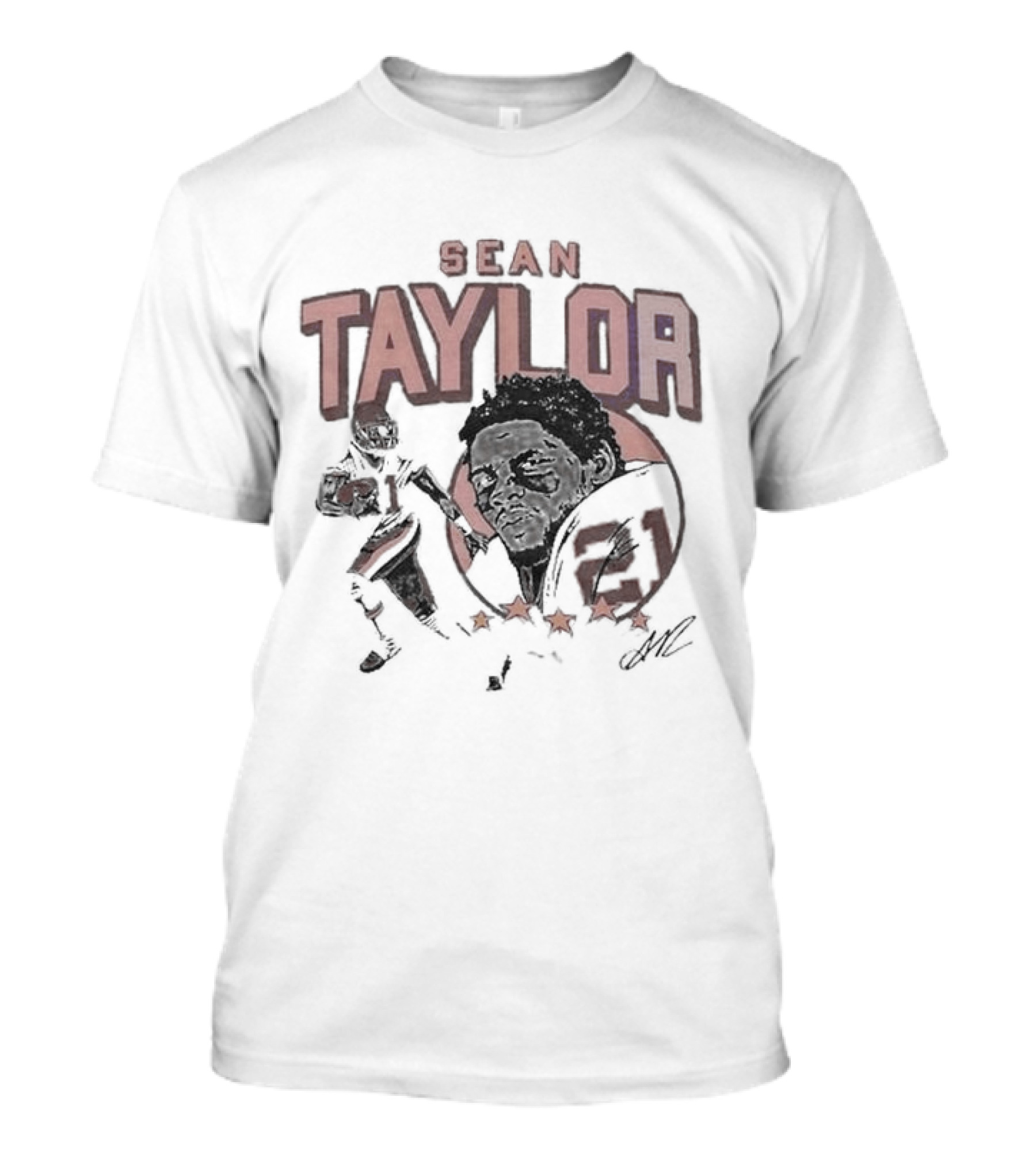 Sean Taylor Washington Football Legends Iconic T-Shirt