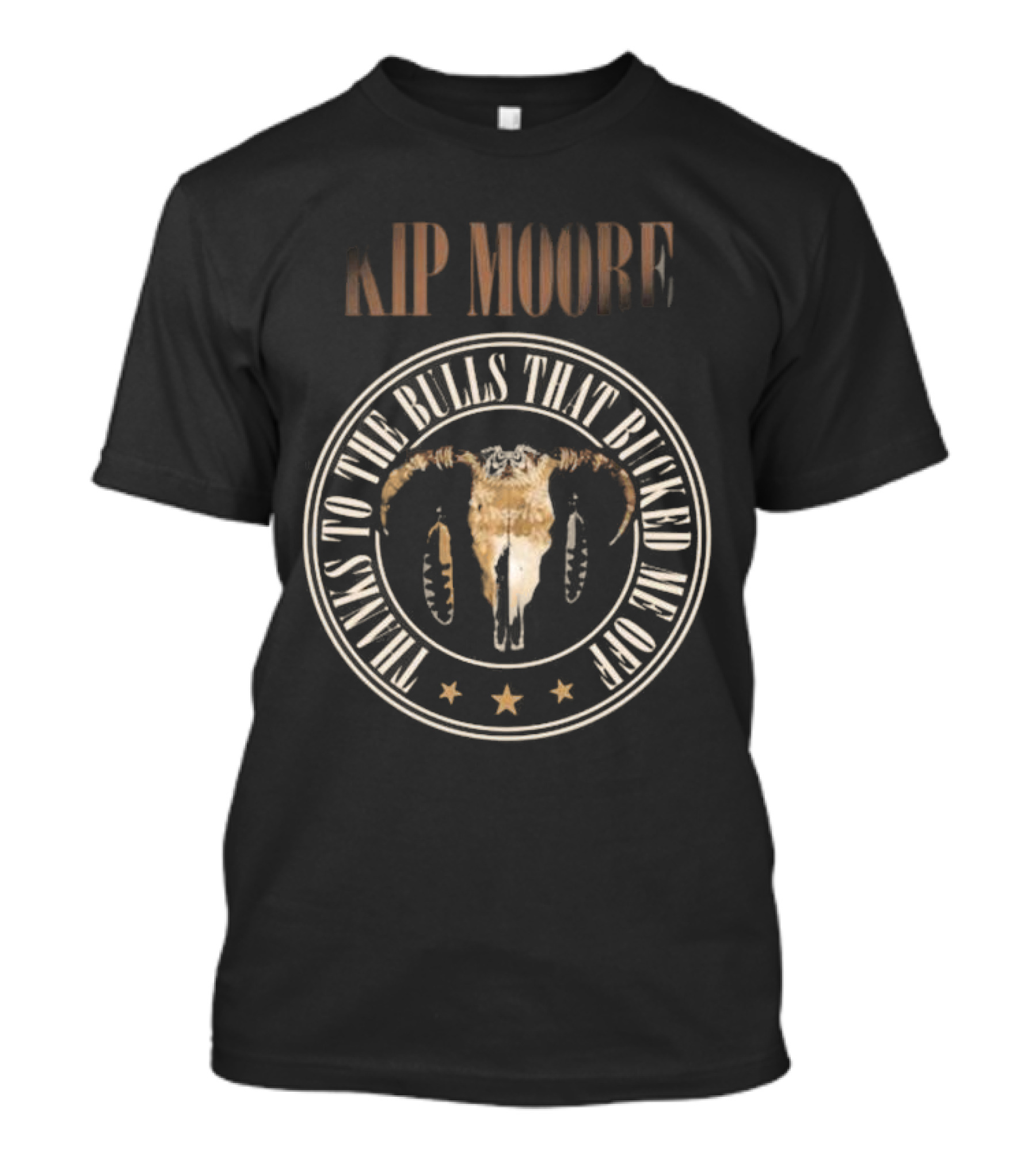 Kip Moore Thanks To The Bulls That Bucked Me Off T-Shirt