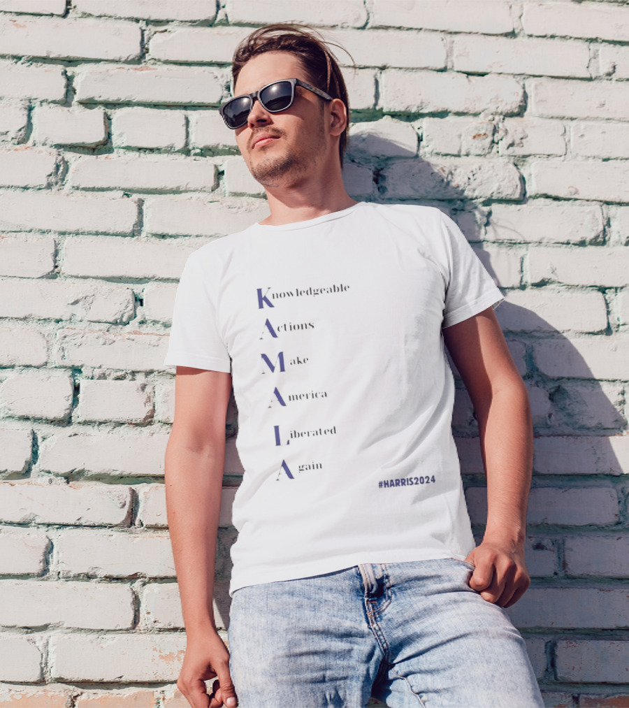 Knowledgeable Actions Make America Liberated Again Kamala Harris 2024 #HARRIS2024 T-Shirt