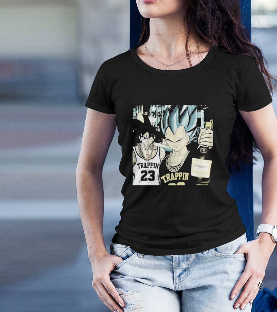 Goku Vegeta Trappin 23 Hennessy Streetwear T-Shirt
