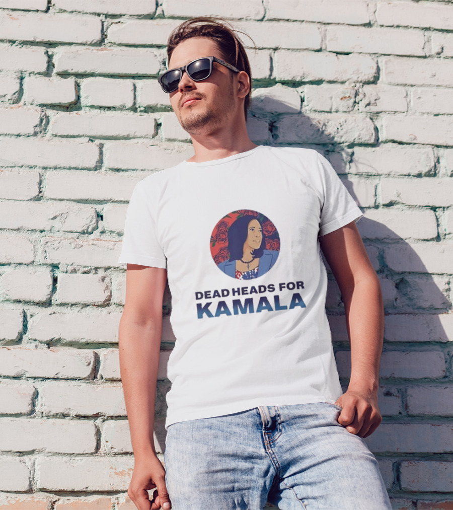 Harris For President Deadheads For Kamala Roses T-Shirt