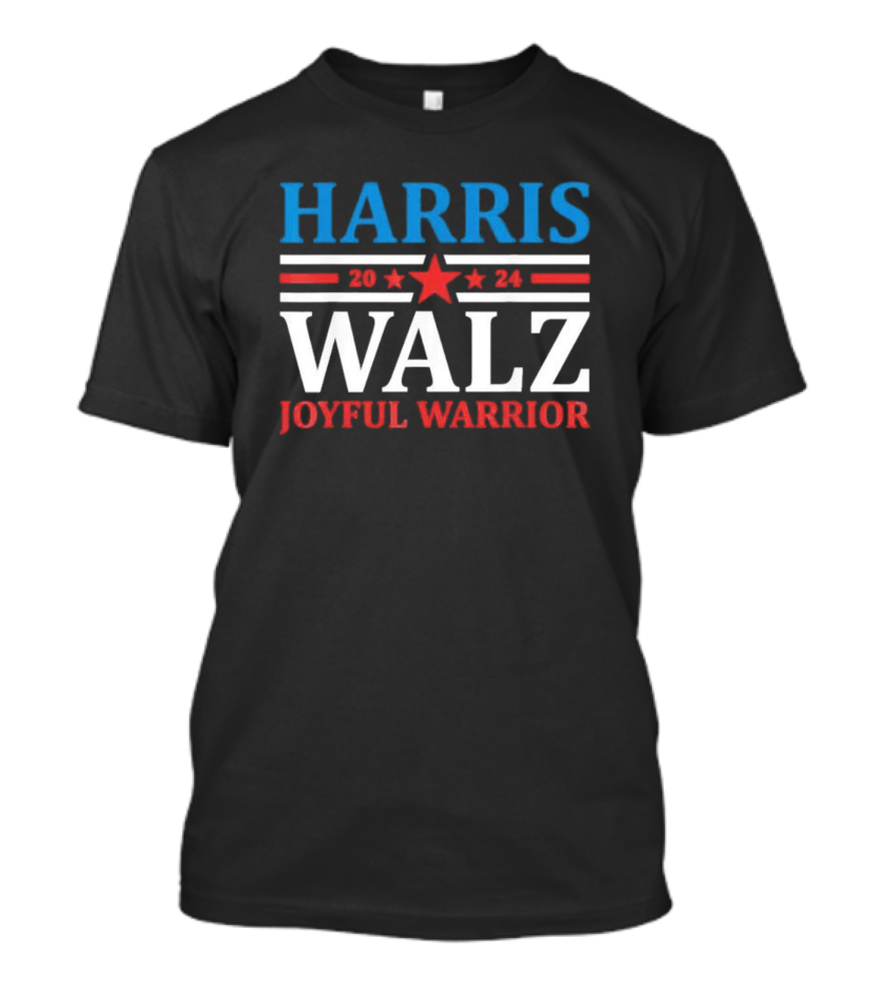 Harris Walz 2024 Joyful Warrior T-Shirt