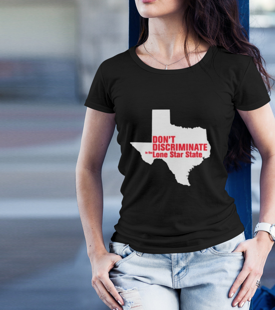 Major Hightide Don't Discriminate In The Lone Star State Map T-Shirt