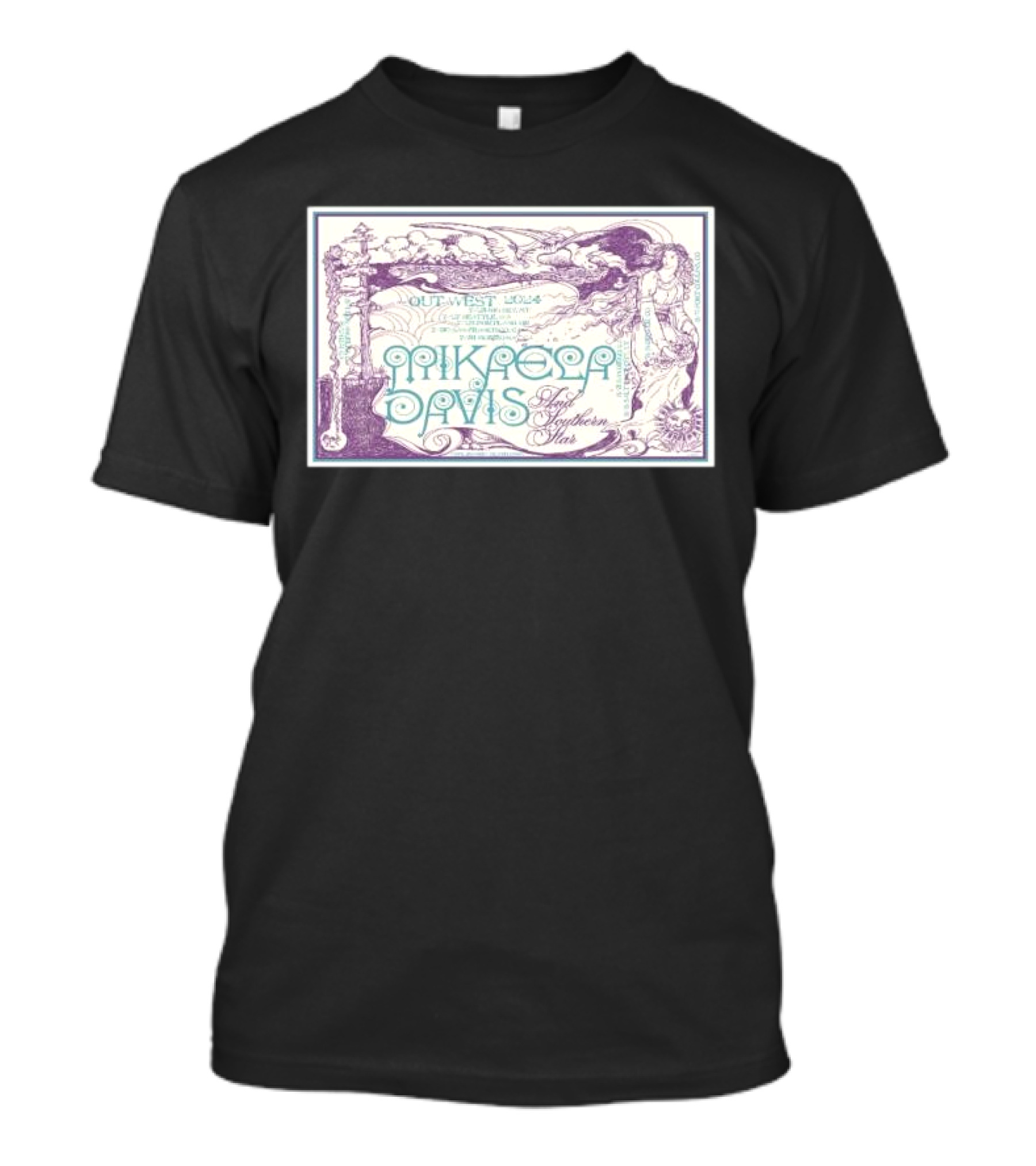Mikaela Davis Out West 2024 Tour Featuring Southern Star T-Shirt