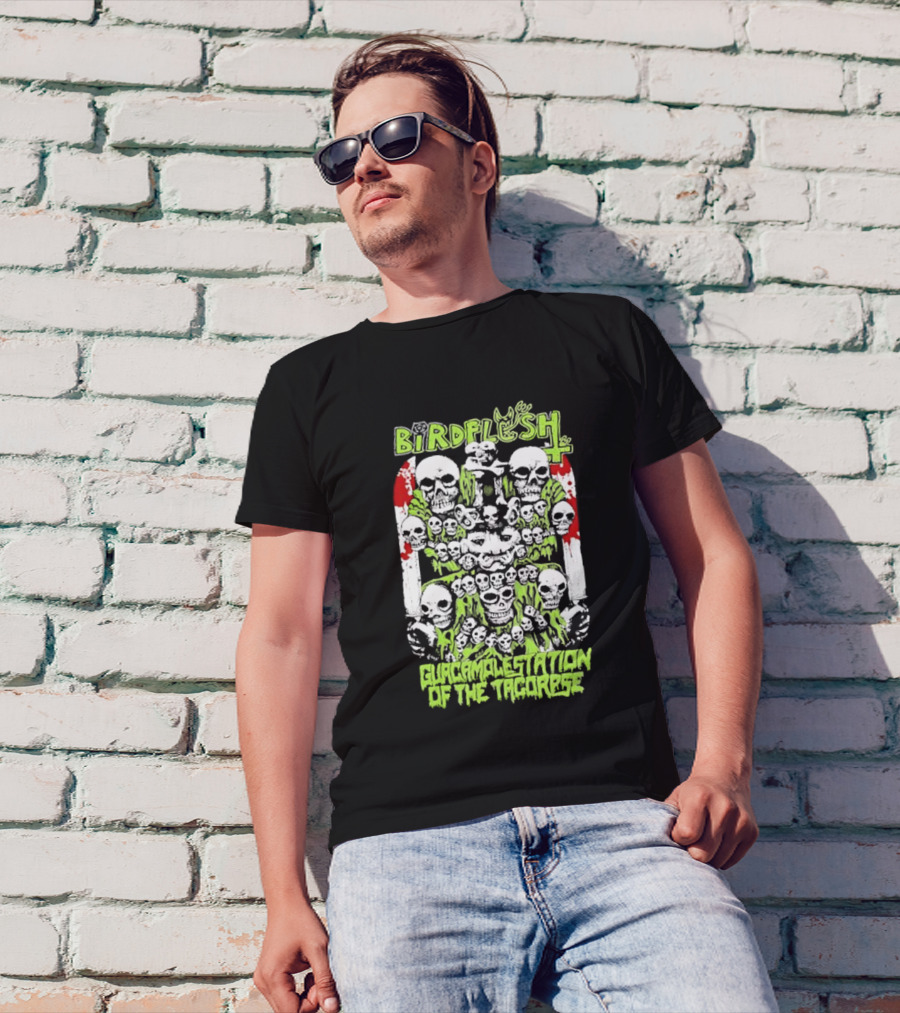 Birdflesh Guacamole Station Of The Tacobræse T-Shirt