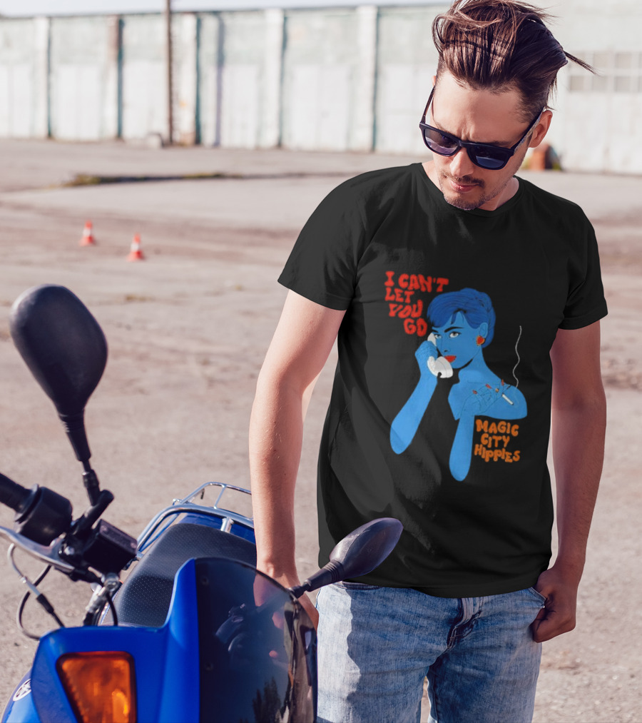 I Can’t Let You Go Magic City Hippies Blue Woman Smoking T-Shirt