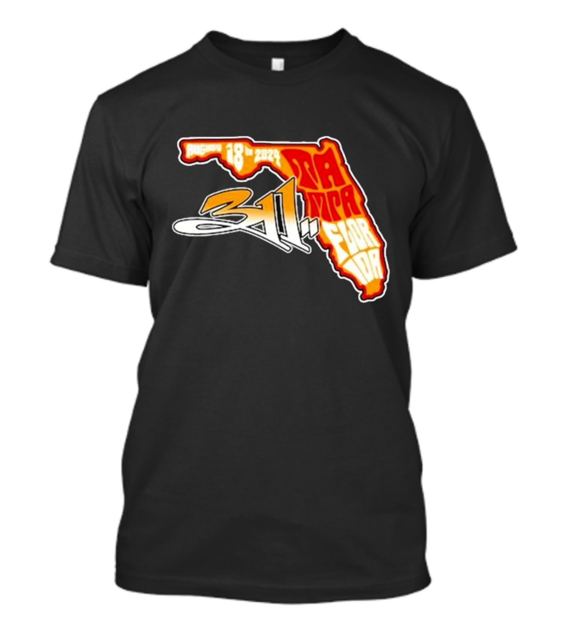 311 Band August 18 2024 Tampa Florida Event T-Shirt