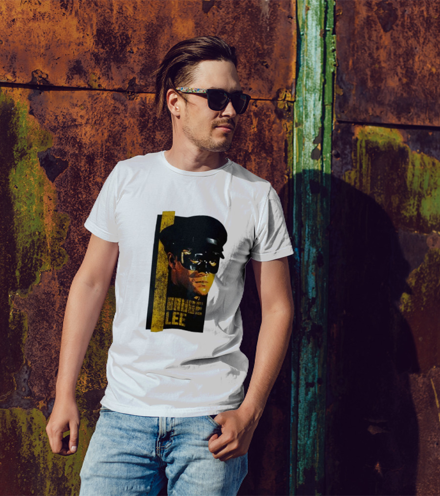 Bruce Lee Green Hornet Masked T-Shirt
