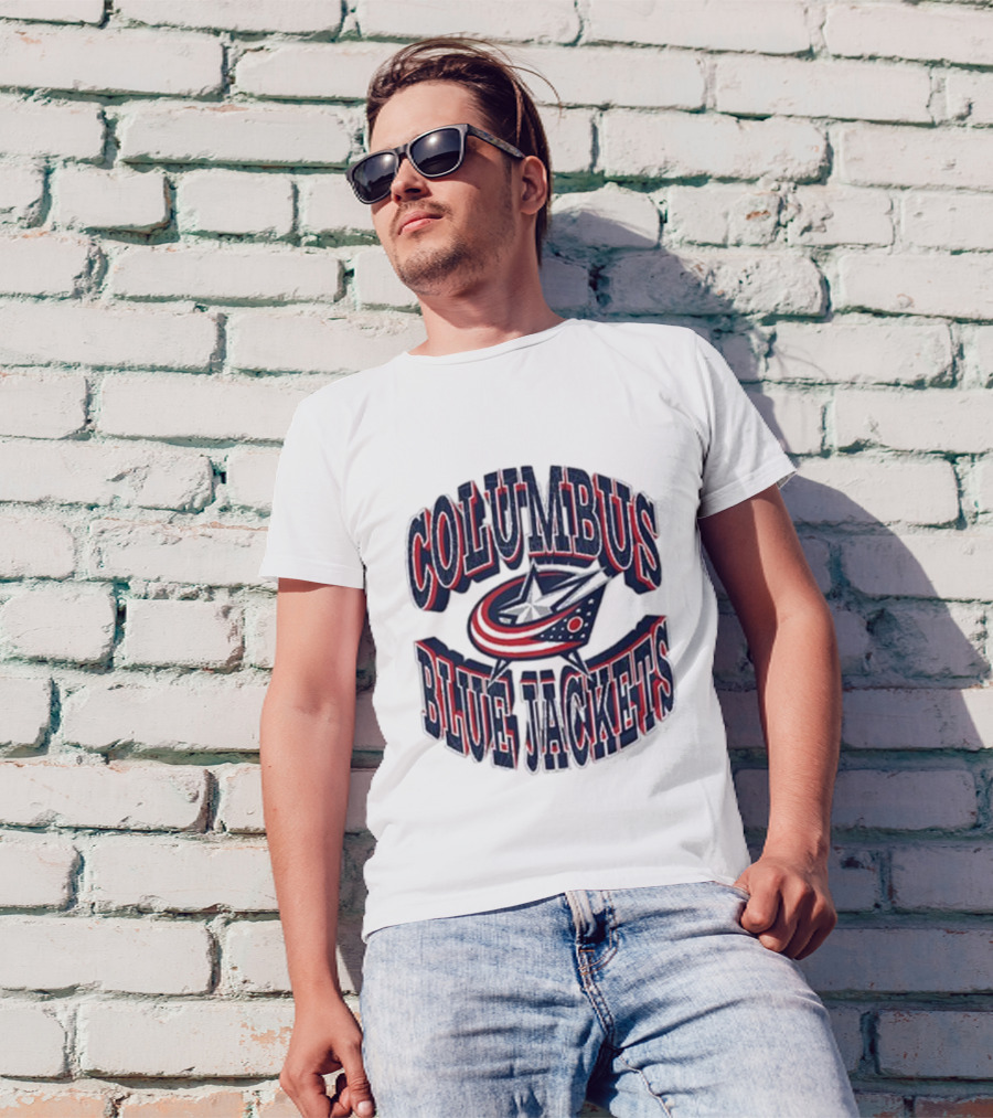 Columbus Blue Jackets Official Team Emblem T-Shirt