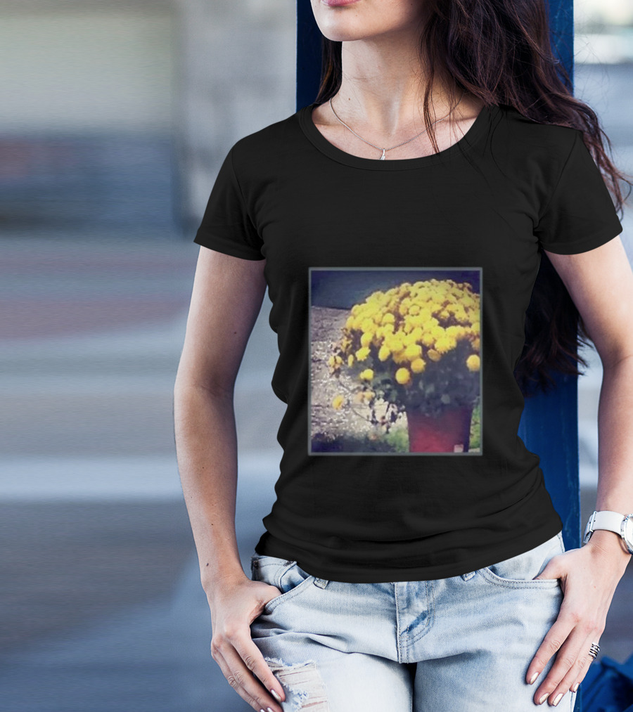 Frnkiero And The Cellabration Yellow Flowers Photography T-Shirt