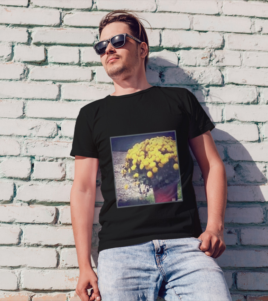 Frnkiero And The Cellabration Yellow Flowers Photography T-Shirt