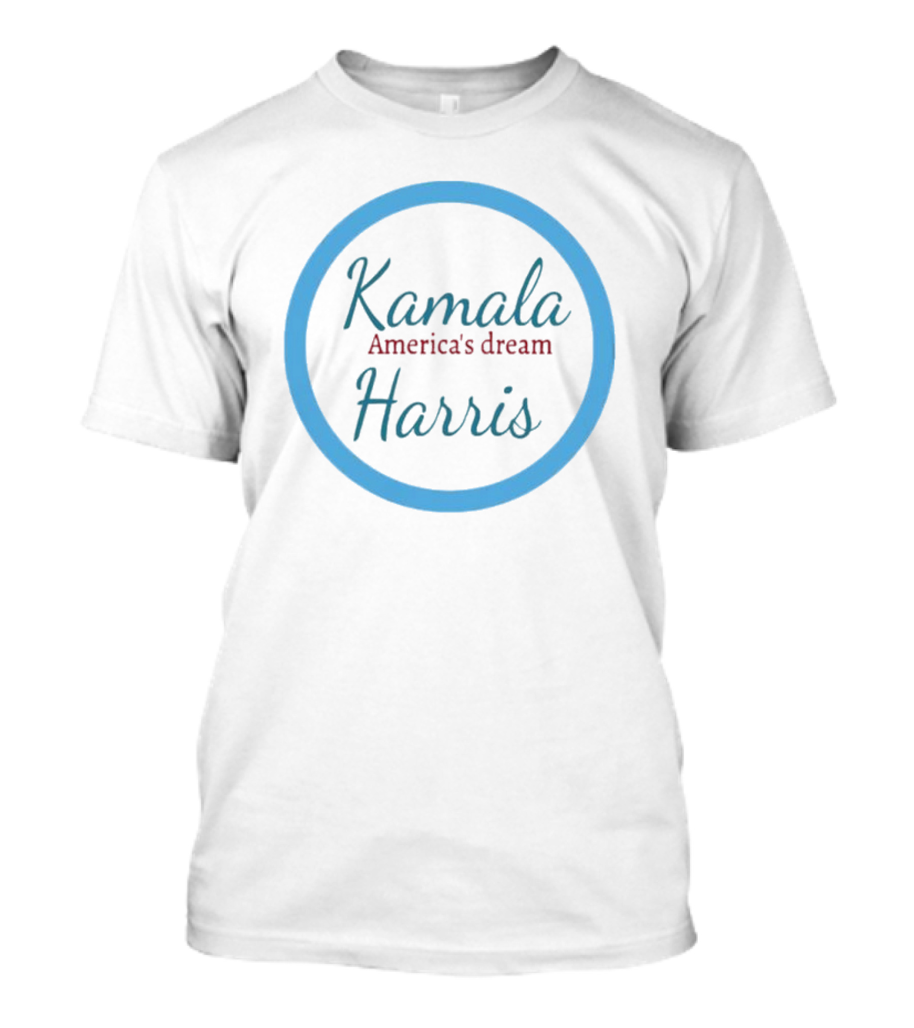 Kamala Harris America's Dream Blue Circle T-Shirt
