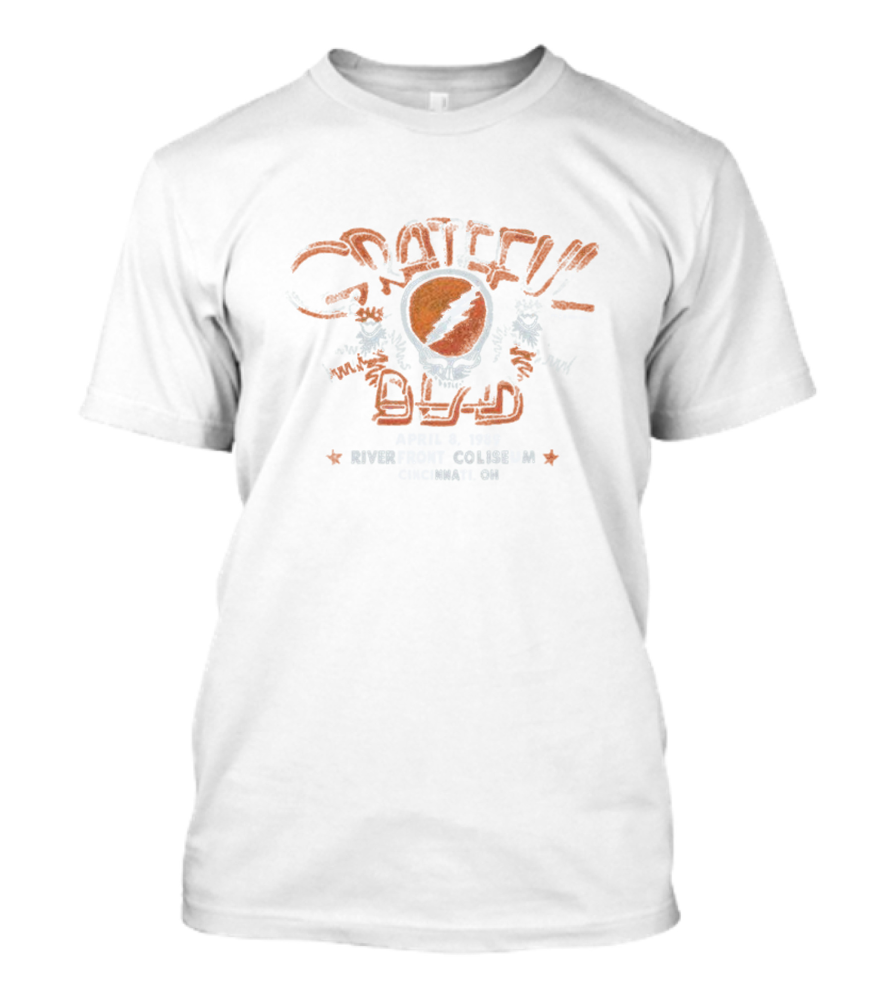 Grateful Dead April 8 1989 Riverfront Coliseum Cincinnati OH T-Shirt