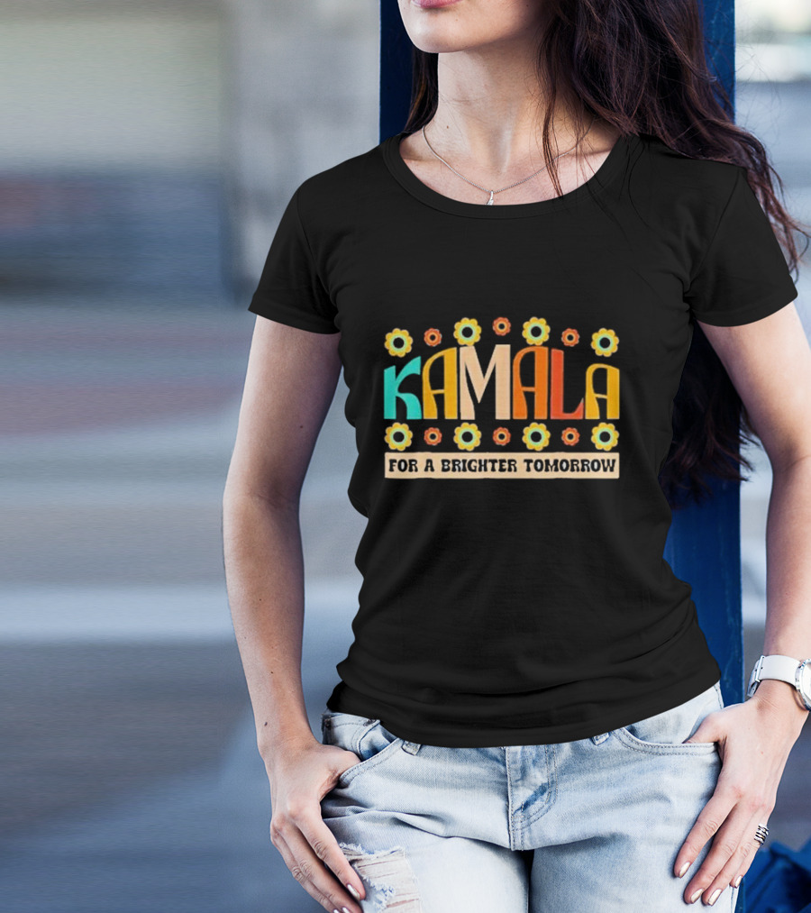 Kamala For A Brighter Tomorrow Floral T-Shirt