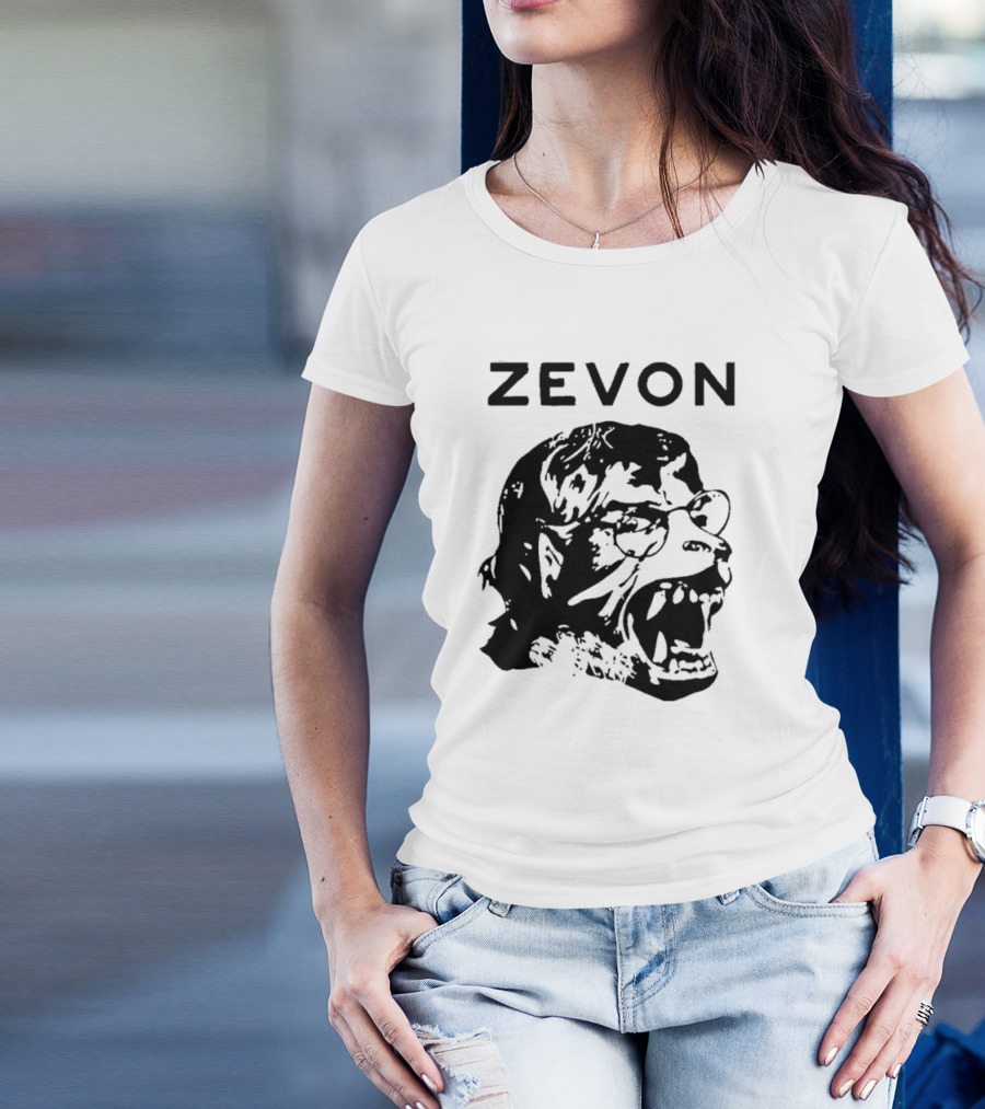 Zevon Angry Face Drawing T-Shirt