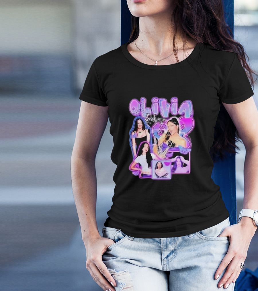 Olivia Rodrigo 2024 Guts Tour Live Photos T-Shirt
