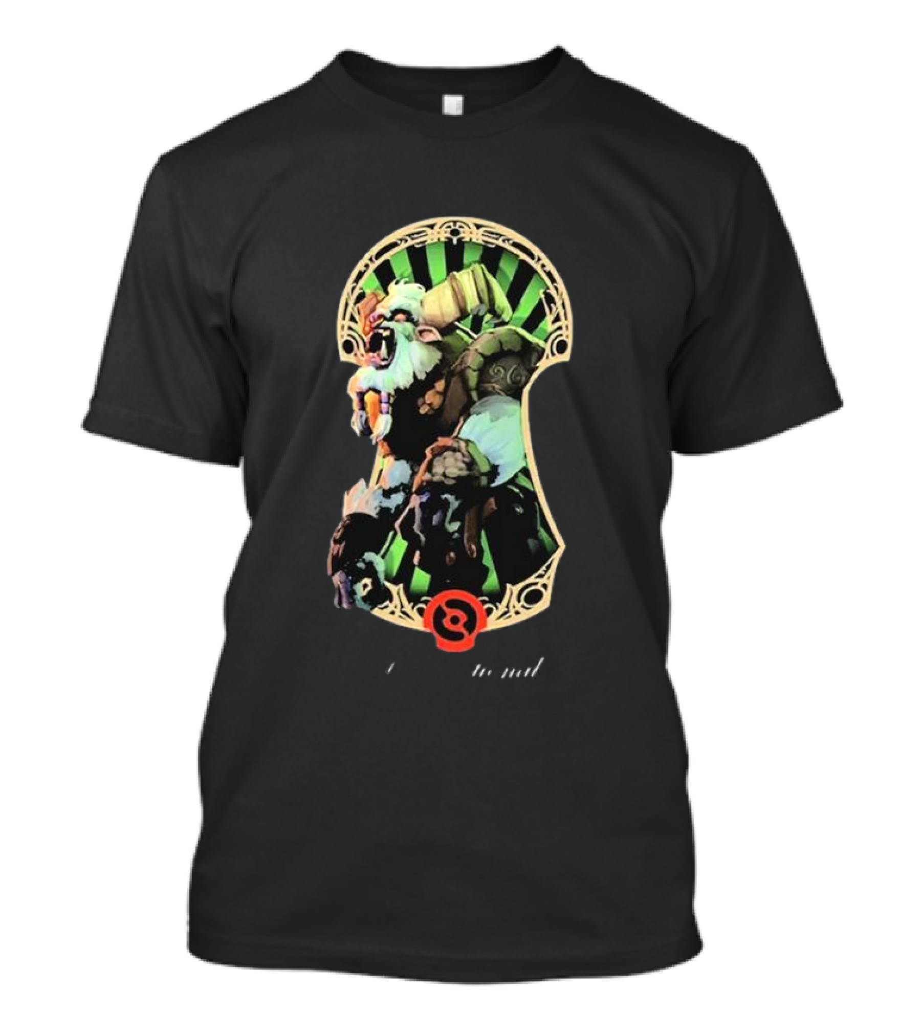 Dota 2 TI13 International 2024 Spirit Breaker Event Keyhole T-Shirt