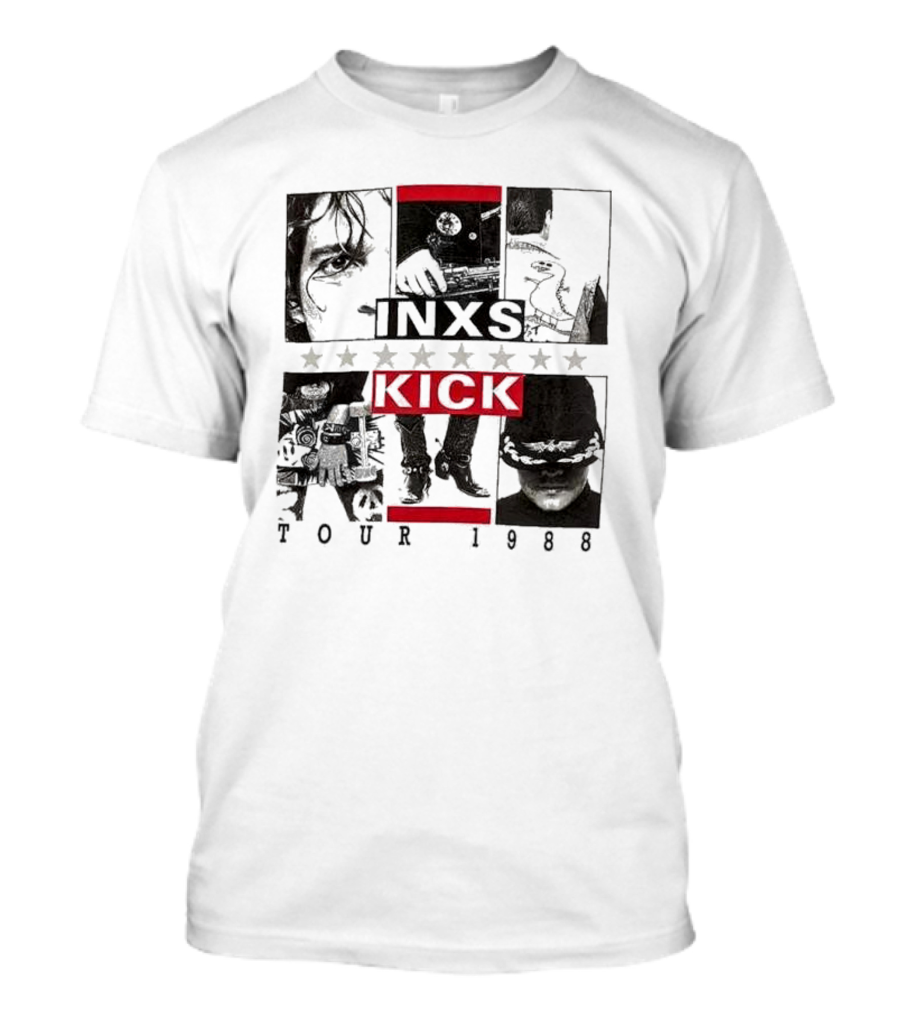 INXS Kick Tour 1988 T-Shirt