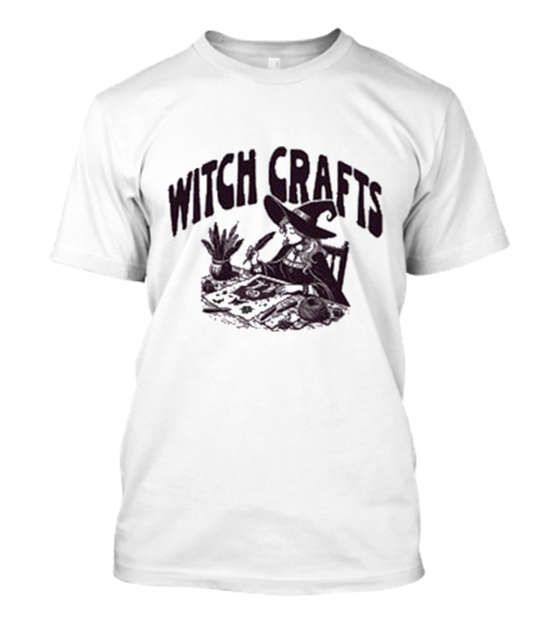 Witch Crafts Halloween 2024 Spooky Magic Hat And Table T-Shirt