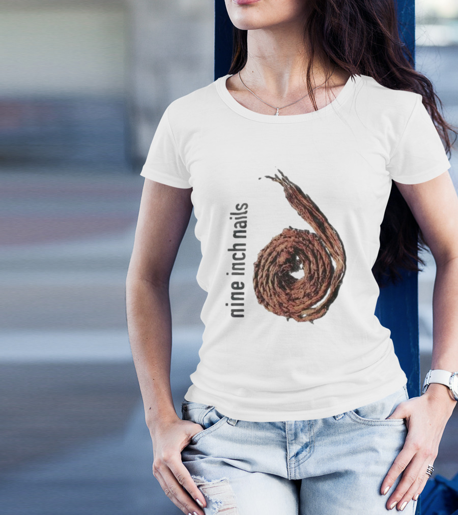 Nine Inch Nails Rope Coil Black T-Shirt