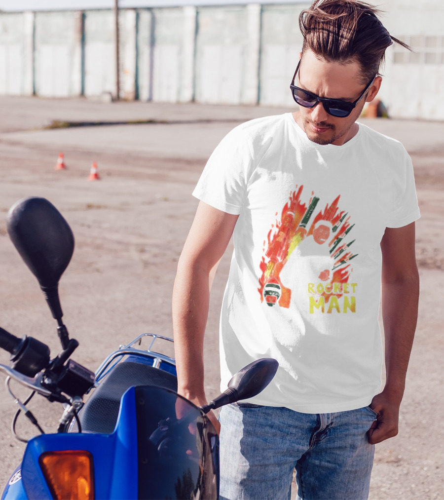 Penkmatters Rocket Man Korean Leader With Missiles T-Shirt