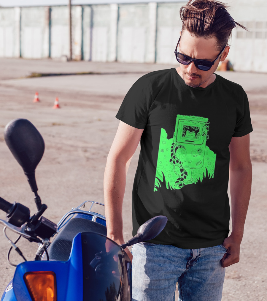 Abandoned Glow Retro Creature Drew Wise T-Shirt