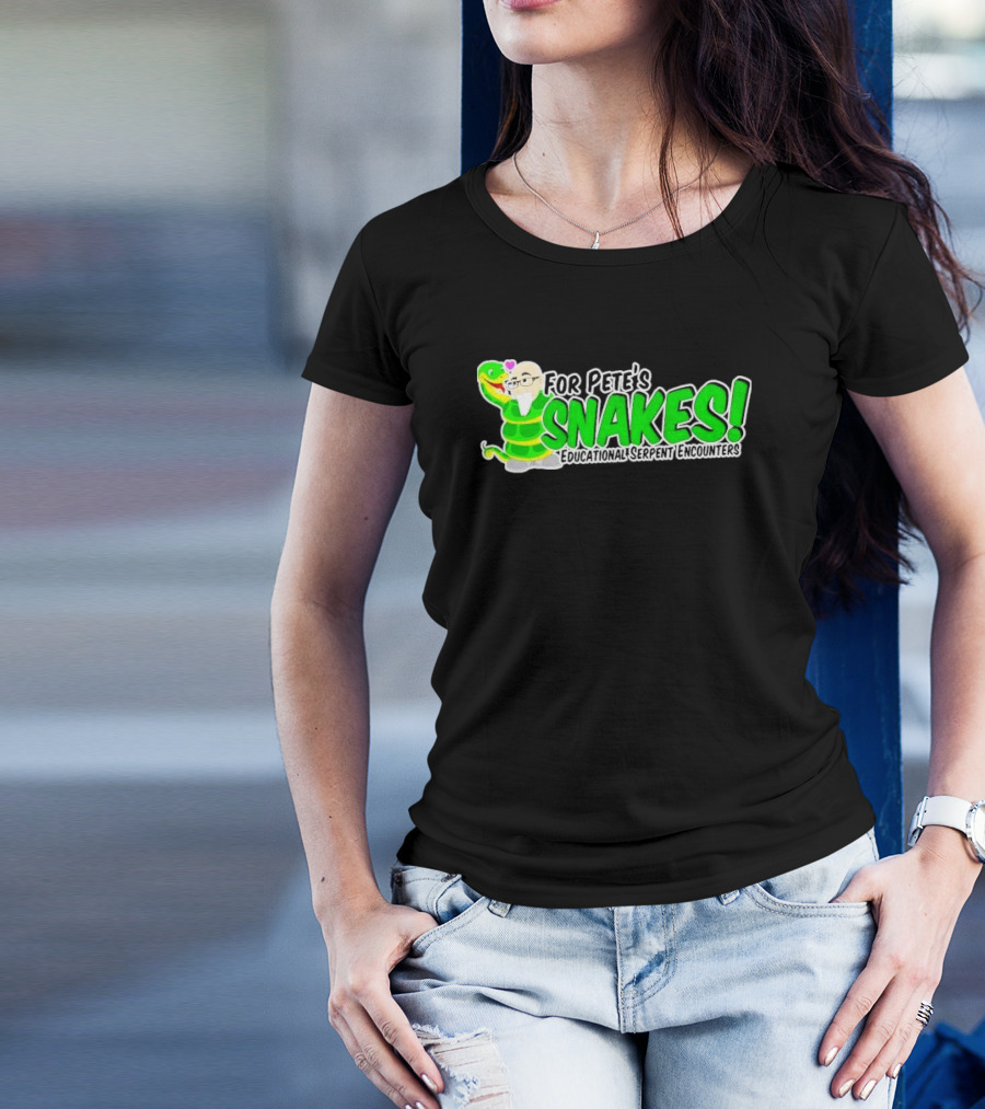 For Pete’s Snakes Educational Serpent Encounters Interactive Experience T-Shirt