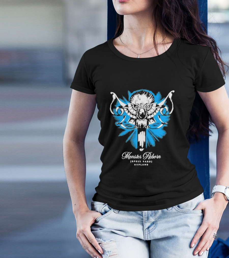Monster Reborn Spell Card Hypland Yu-Gi-Oh Collaboration T-Shirt