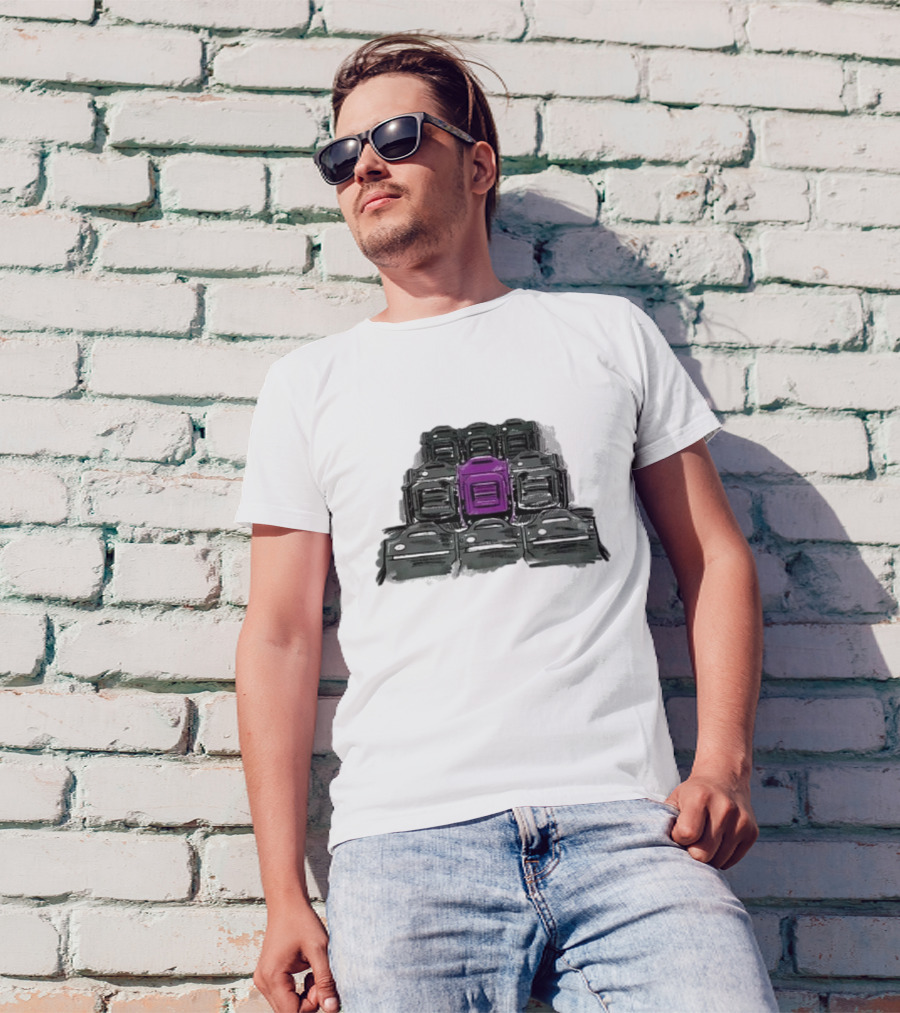 We Gotta Believe The Purple Seat Amidst Black Rows T-Shirt