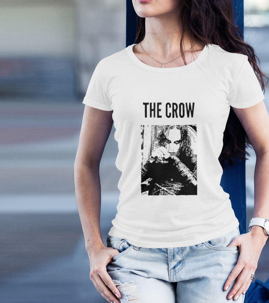 The Crow San Antonio Sharpist Iconic Dark Image T-Shirt