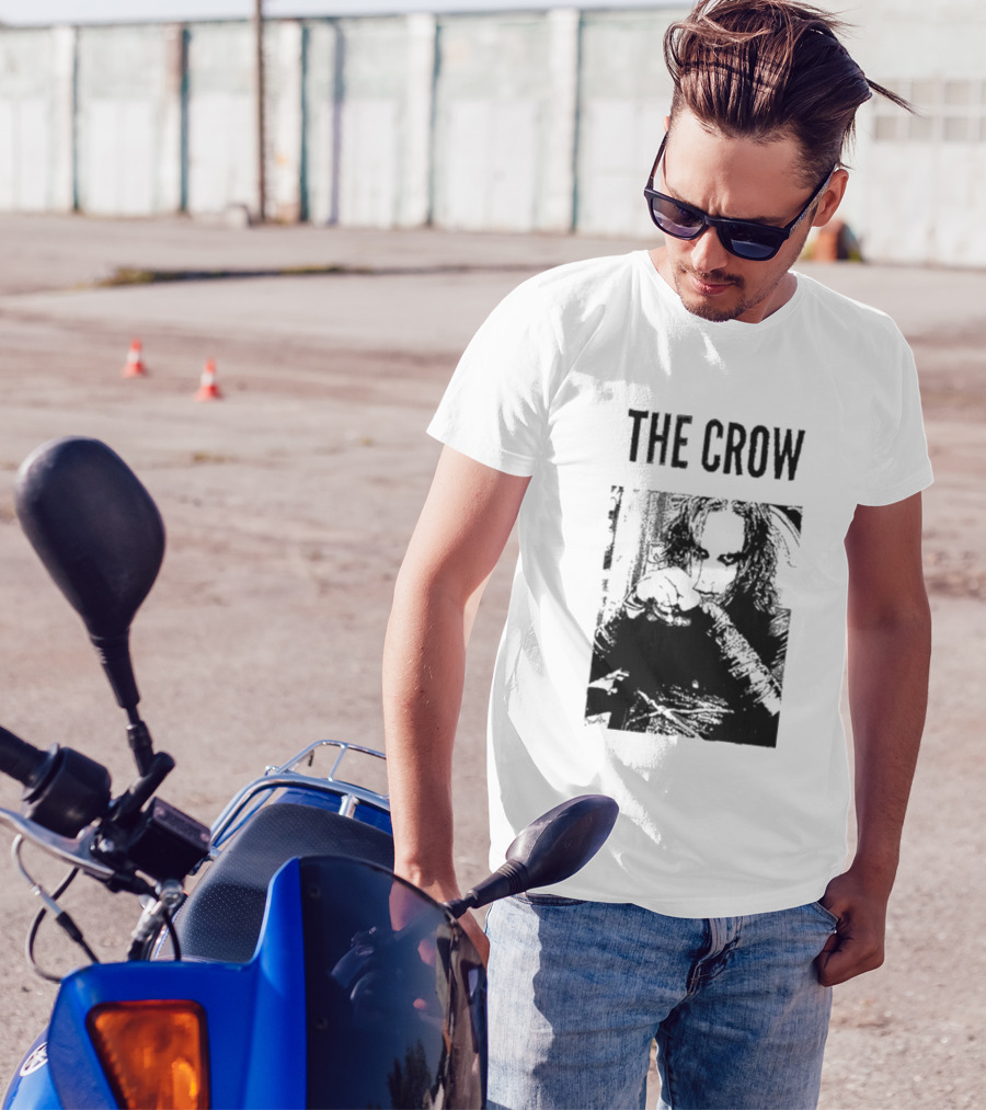 The Crow San Antonio Sharpist Iconic Dark Image T-Shirt