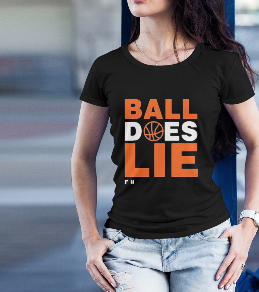 Ball Does Lie Basketball Refmasters T-Shirt