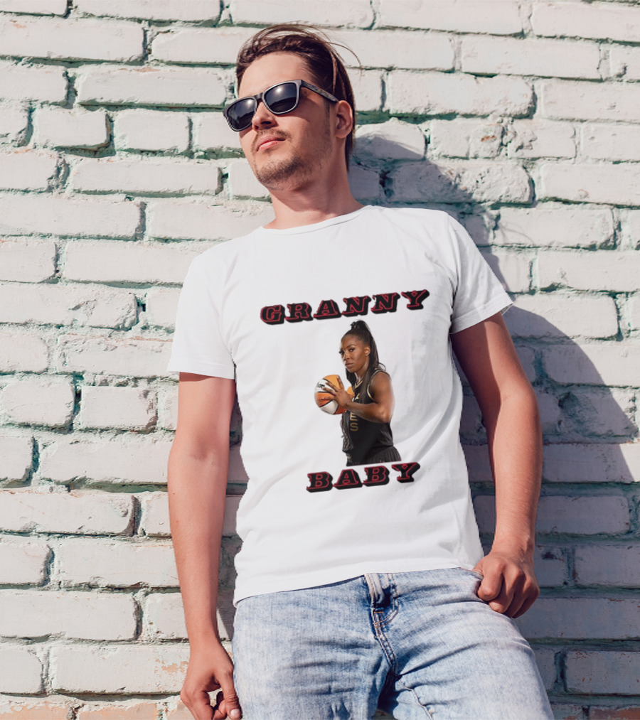 Granny Baby Basketball Player Chelsea Gray Ball Handling T-Shirt