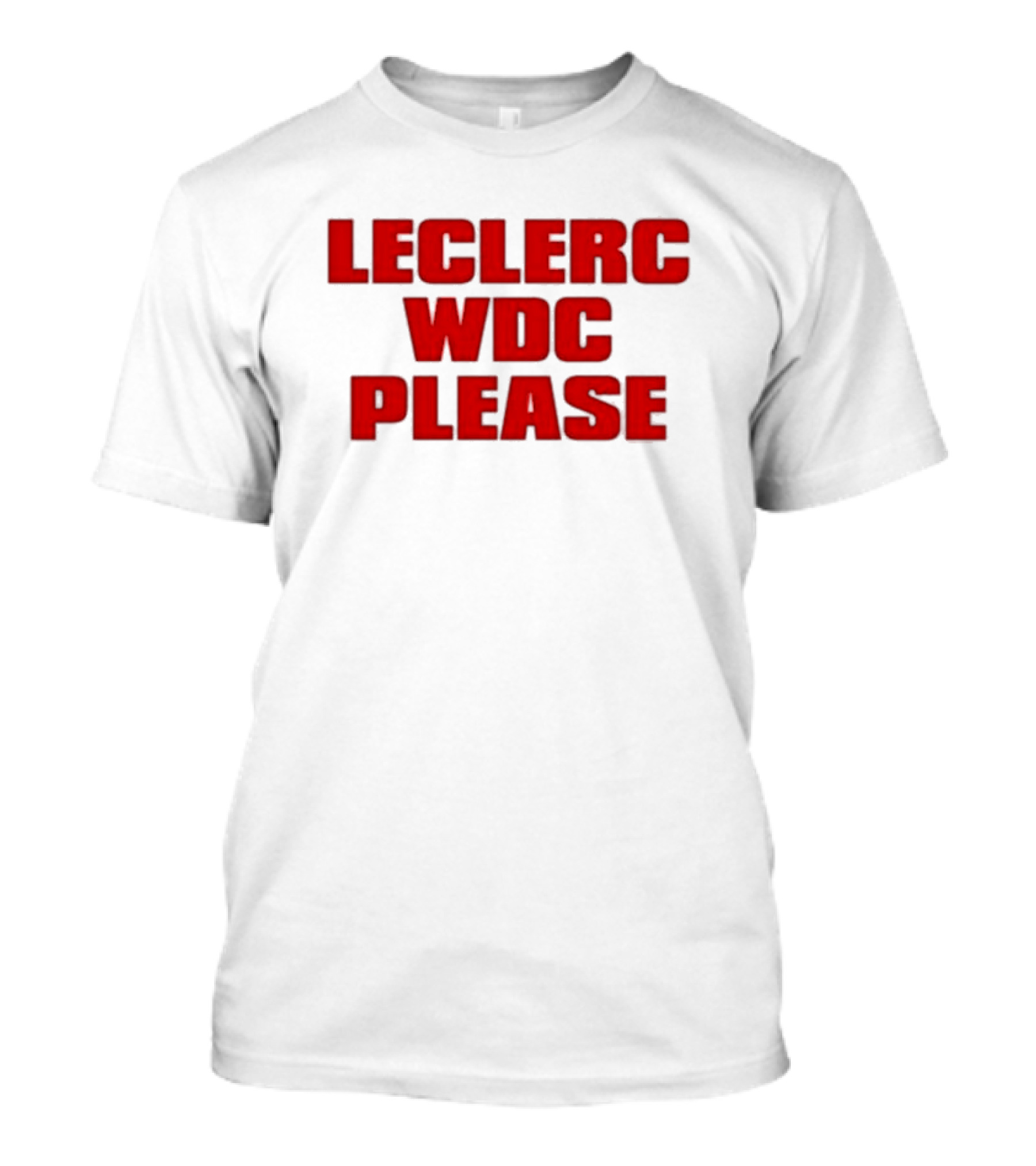 Leclerc WDC Please Racing Champion Request T-Shirt