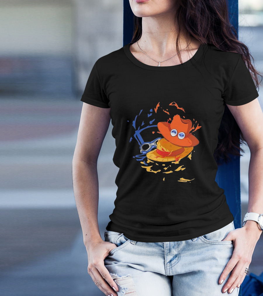 Brothers Hat Luffy Fanfabio Iconic Straw Adventure T-Shirt