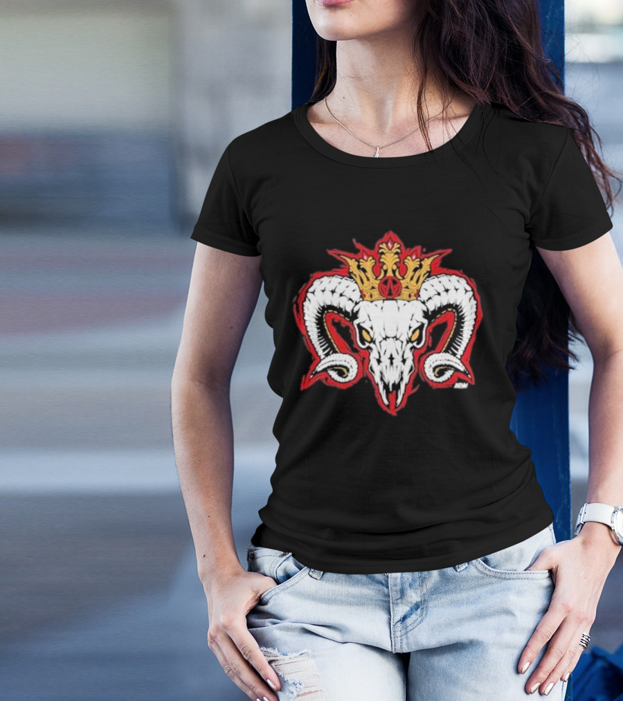 Rope Tuesday Will Ospreay Goated Ram Skull Crown T-Shirt