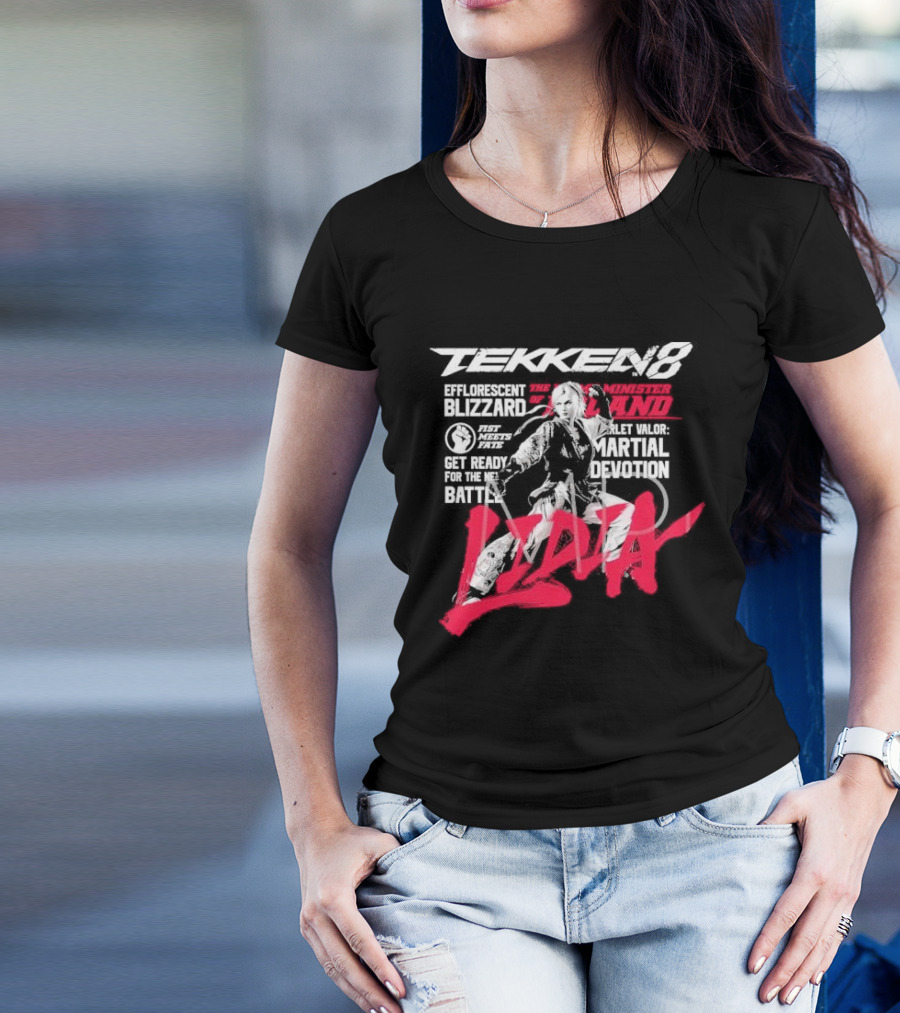 Tekken 8 Efflorescent Blizzard Velvet Valor Martial Devotion Lidia T-Shirt