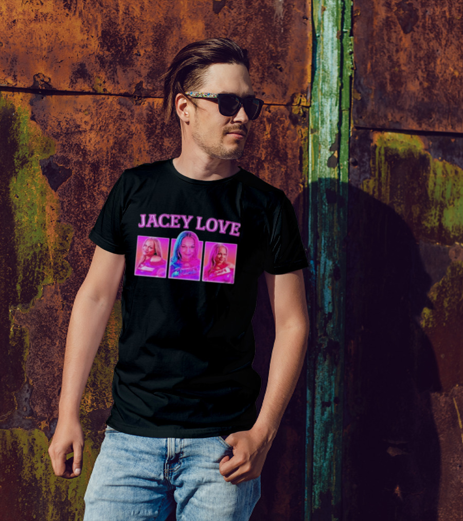 Jacey Love 90s Nostalgia Pop Art Triptych T-Shirt