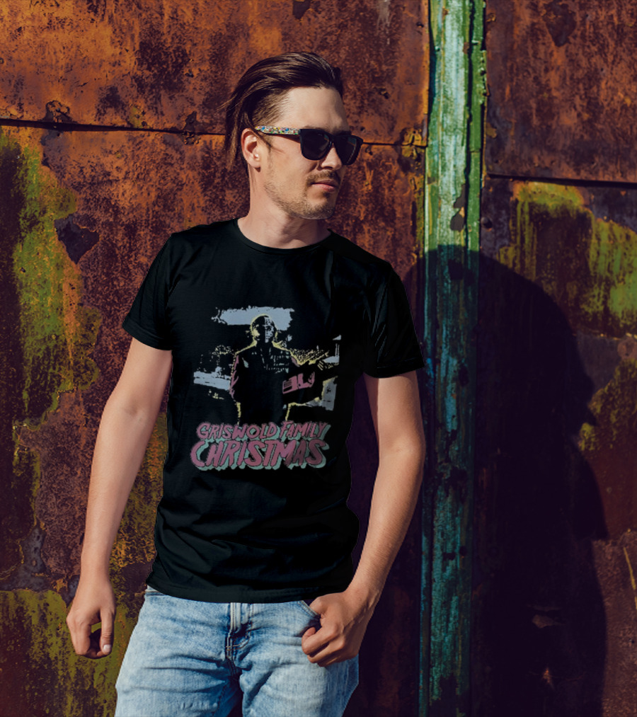 Griswold Family Christmas With Jason Voorhees Holiday Mashup T-Shirt