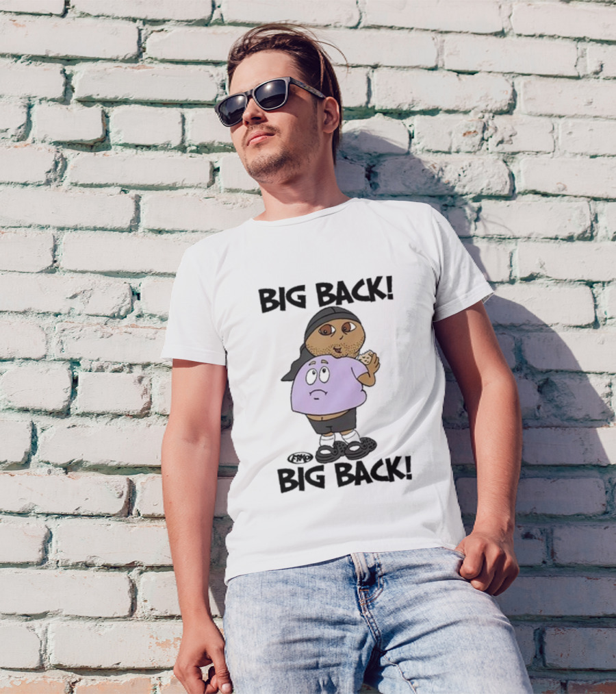 Frk Opestcontrol Store Big Back Big Back Character Eating Cookie T-Shirt